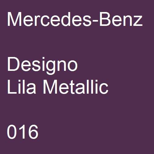 Mercedes-Benz, Designo Lila Metallic, 016.